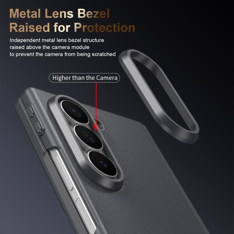 For Samsung Galaxy Z Fold6 5G Zeyuan Intelligent Button Anti-Drop Phone Case