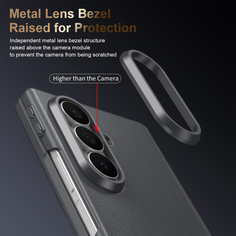For Samsung Galaxy Z Fold7 Zeyuan Intelligent Button Anti-Drop Phone Case