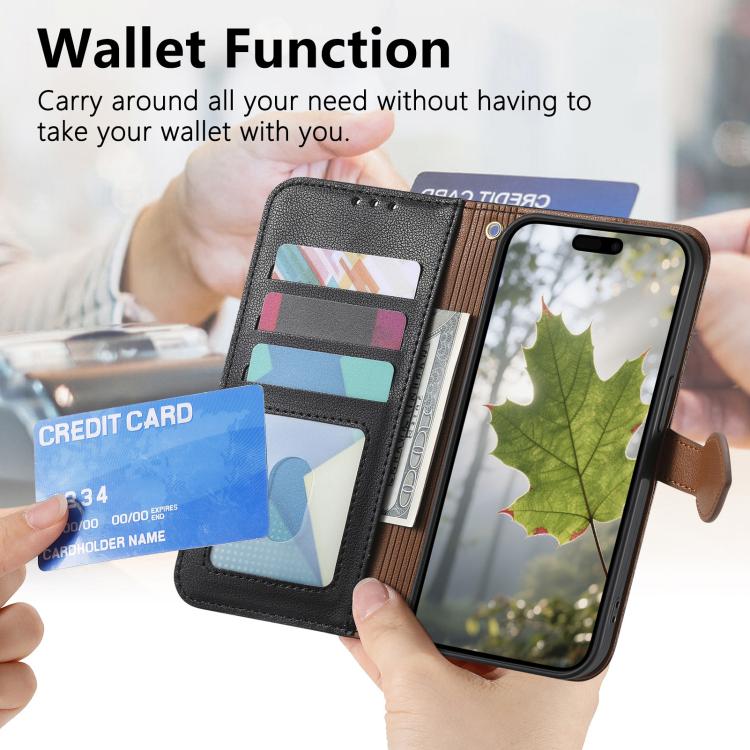 For Samsung Galaxy S24+ 5G Leaf Buckle Zipper Wallet Leather Phone Case with Strap