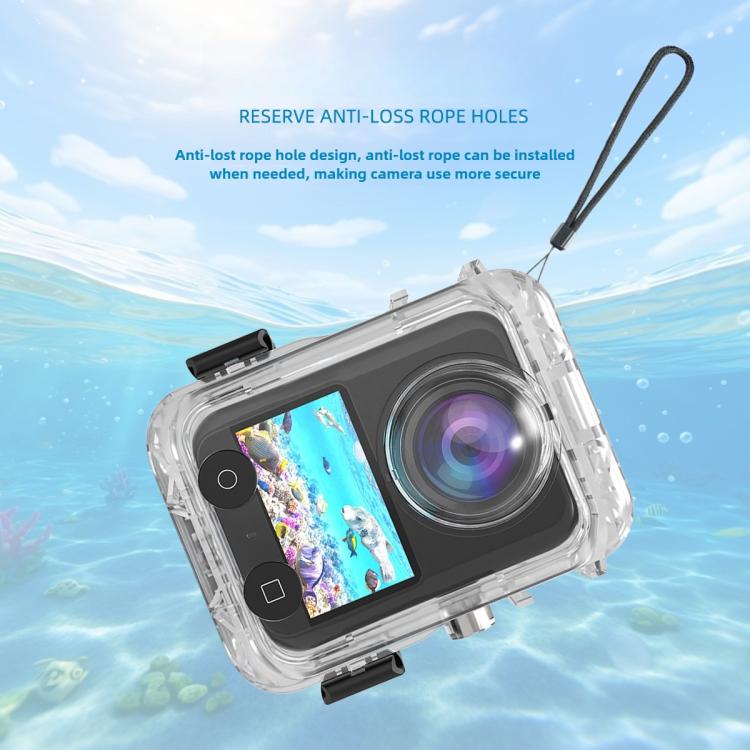For DJI Osmo 360 Fully Invisible Diving Quick-Release Waterproof Protective Case Accessories
