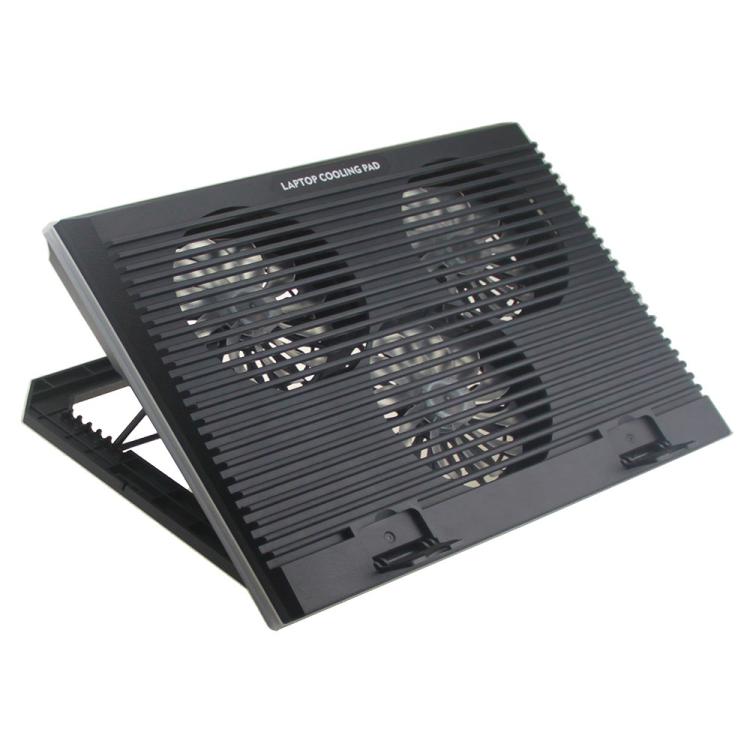 CP253 For Notebook Laptop Cooling Pad 3 Fans RGB Adjustable Height Cooling Stand
