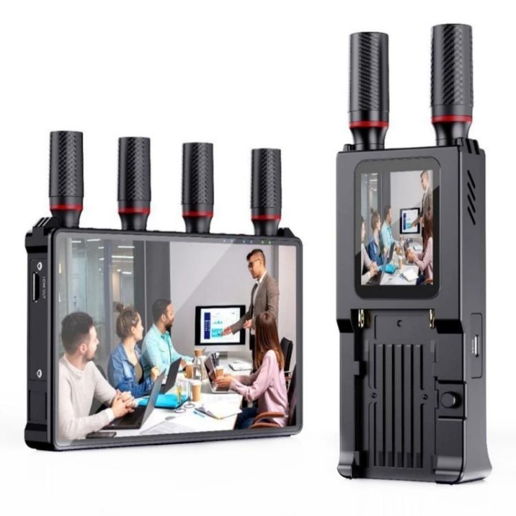 VRRIIS 085 P With LCD Display 1080P HD 400m Range Wireless Video Transmitter and Receiver Kit, Plug:AU Plug