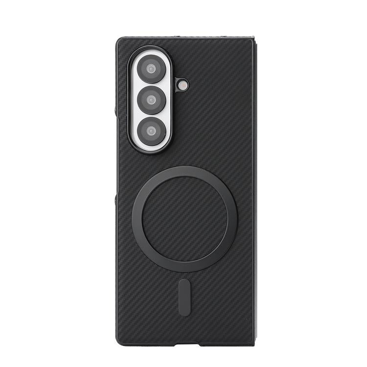 For Samsung Galaxy Z Fold5 Kalebol Carbon Fiber MagSafe Phone Case