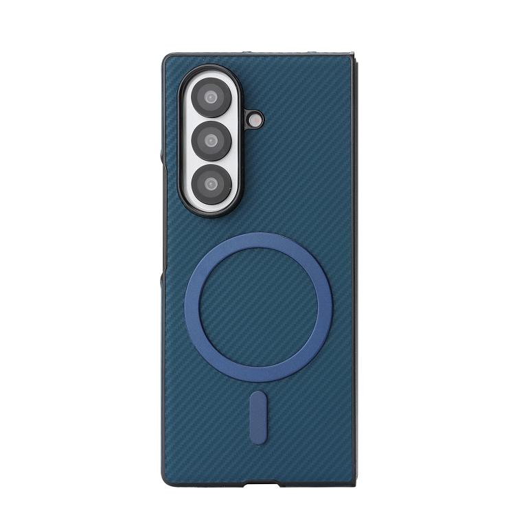 For Samsung Galaxy Z Fold5 Kalebol Carbon Fiber MagSafe Phone Case
