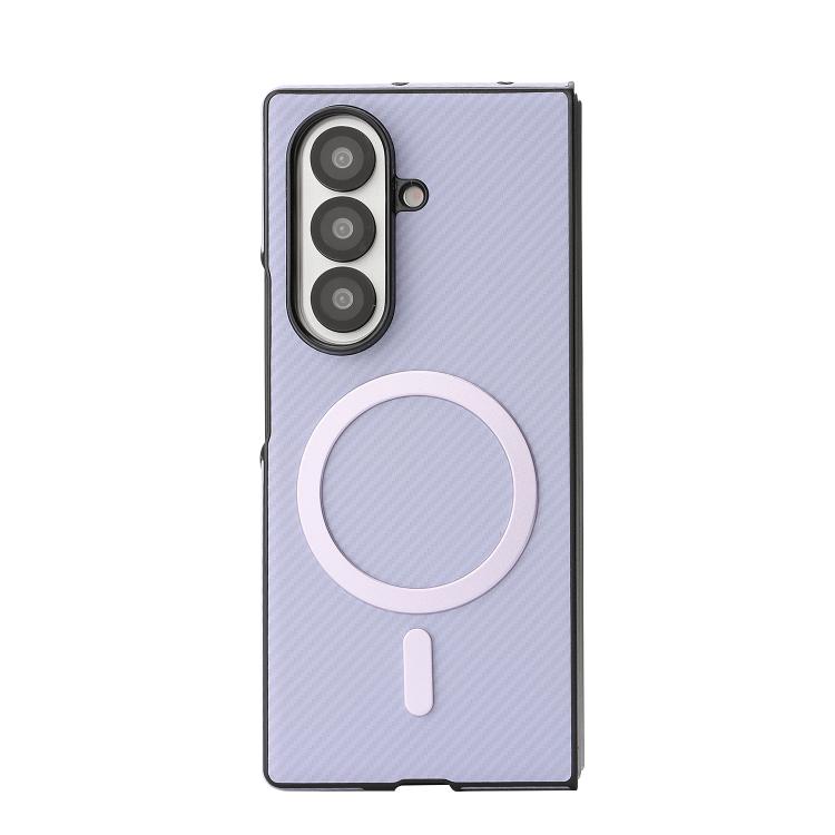 For Samsung Galaxy Z Fold5 Kalebol Carbon Fiber MagSafe Phone Case