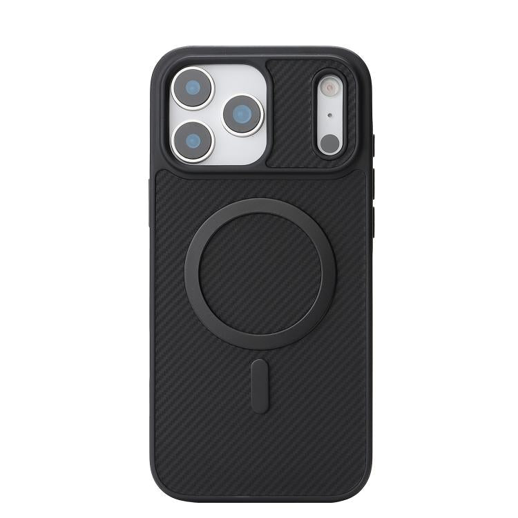 For iPhone 17 Pro Kalebol Carbon Fiber MagSafe Phone Case