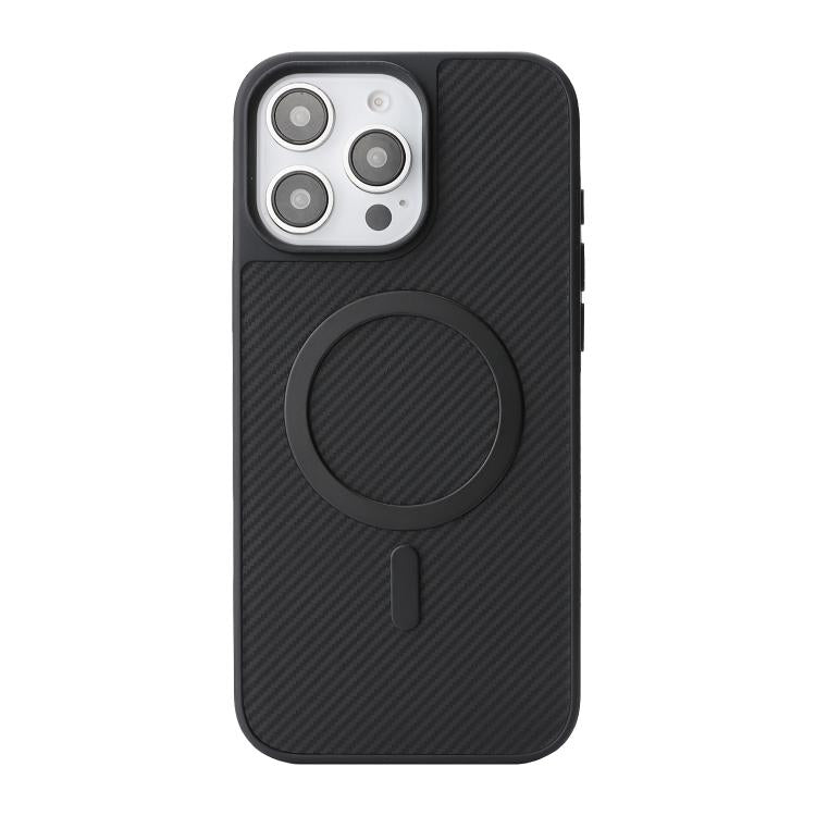 For iPhone 16 Pro Max Kalebol Carbon Fiber MagSafe Phone Case