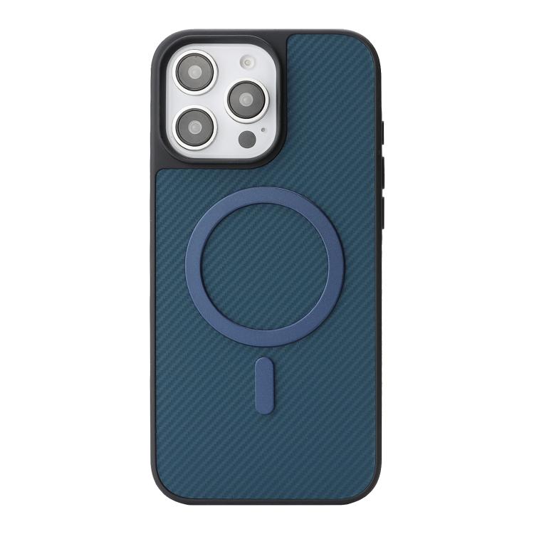 For iPhone 16 Pro Kalebol Carbon Fiber MagSafe Phone Case