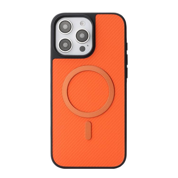 For iPhone 16 Pro Kalebol Carbon Fiber MagSafe Phone Case