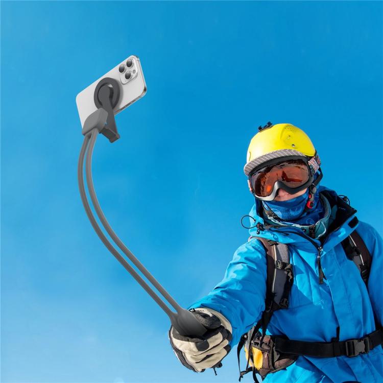 K08-2M 360 Degree Rotation Phone Neck Mount Hand Free POV Magnetic Neck Phone Holder