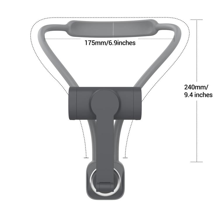 K08-7H Support Hand Free POV Phone Neck Mount Portable Magnetic Neck Phone Holder