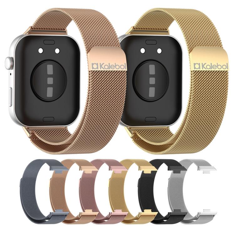 For Huawei Watch Fit 5 / Fit 5 Pro / Fit 4 Kalebol Milan Magnetic Stainless Steel Watch Band