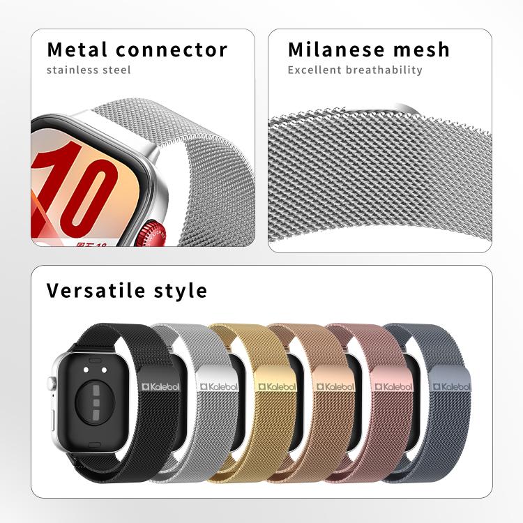 For Huawei Watch Fit 5 / Fit 5 Pro / Fit 4 Kalebol Milan Magnetic Stainless Steel Watch Band