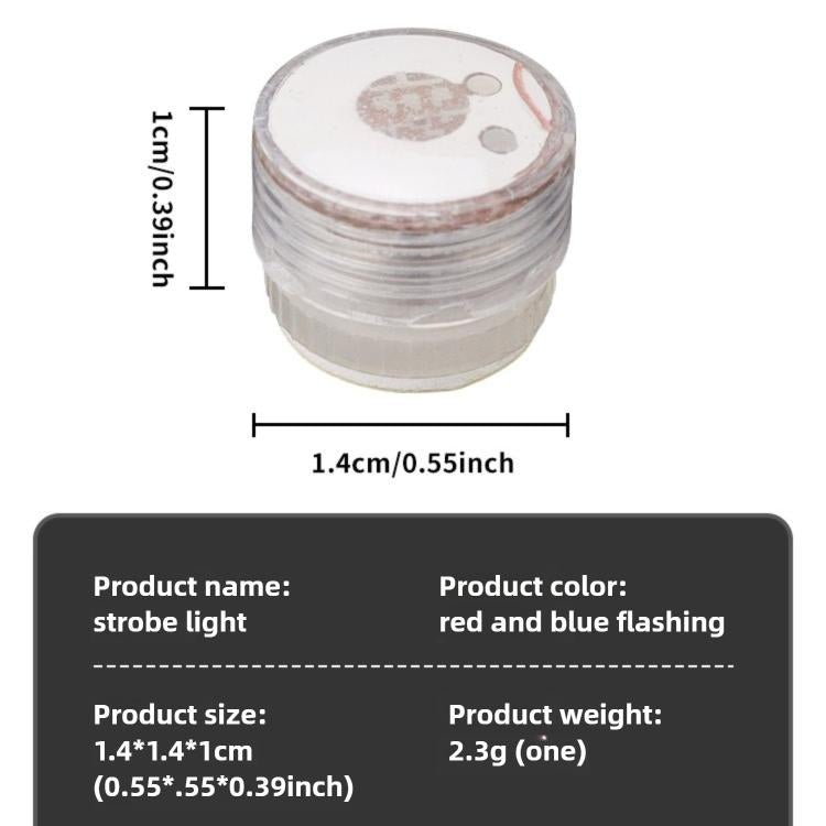 For DJI Neo 2 DJ-64 Mini Night Flight Cool Colored LED Flashlight, Quantity:2pcs