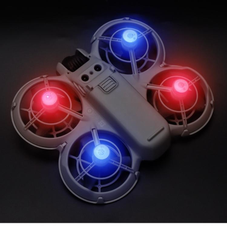 For DJI Neo 2 DJ-64 Mini Night Flight Cool Colored LED Flashlight, Quantity:2pcs