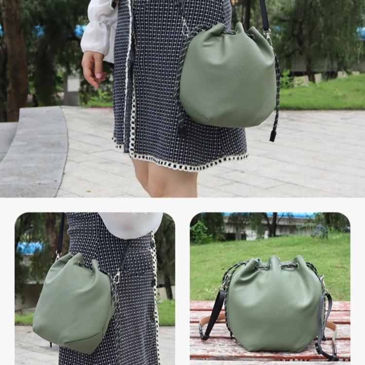 For DJI Neo 2 / Neo DJ-65 Large-capacity Waterproof Leather Crossbody Drawstring Storage Bag