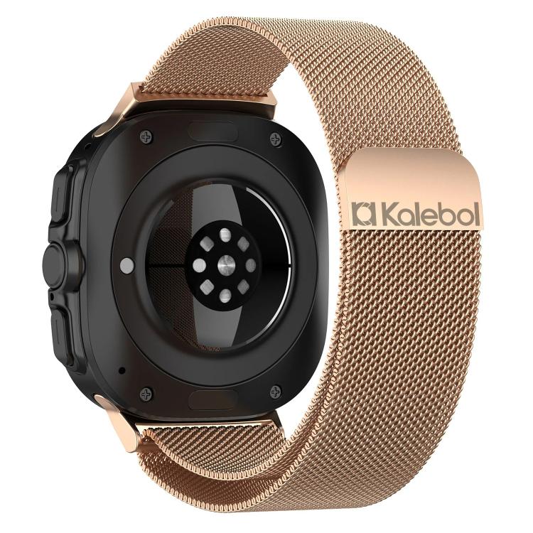 For Samsung Galaxy Watch Ultra 47mm / Ultra 2025 Kalebol Milan Magnetic Stainless Steel Watch Band