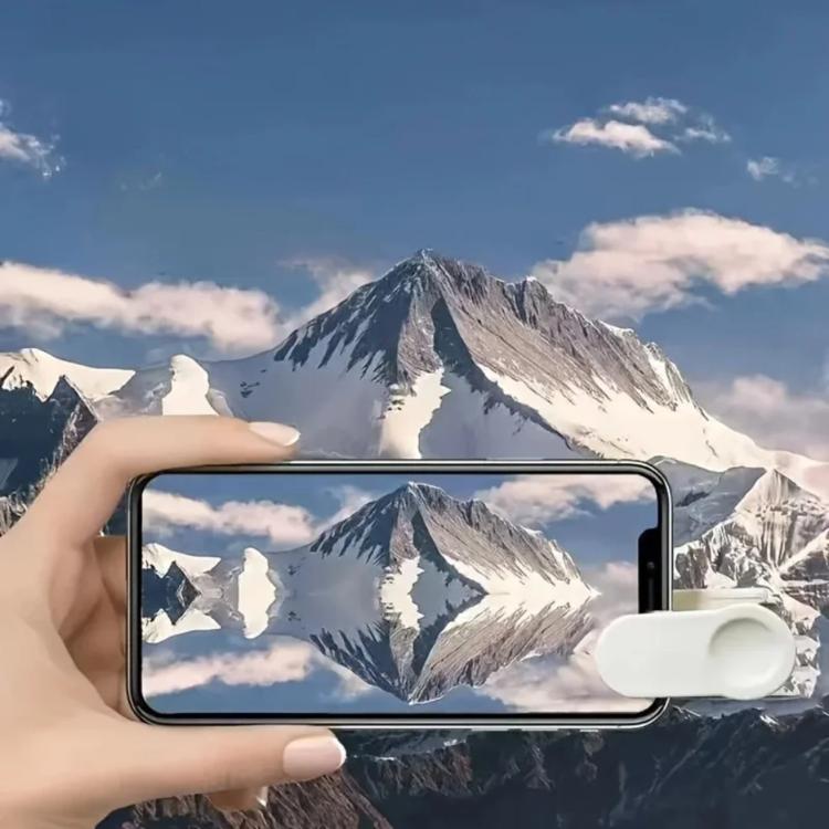 Adjustable Angle Reflection Phone Clip Outdoor Travel Mirror Selfie Tool