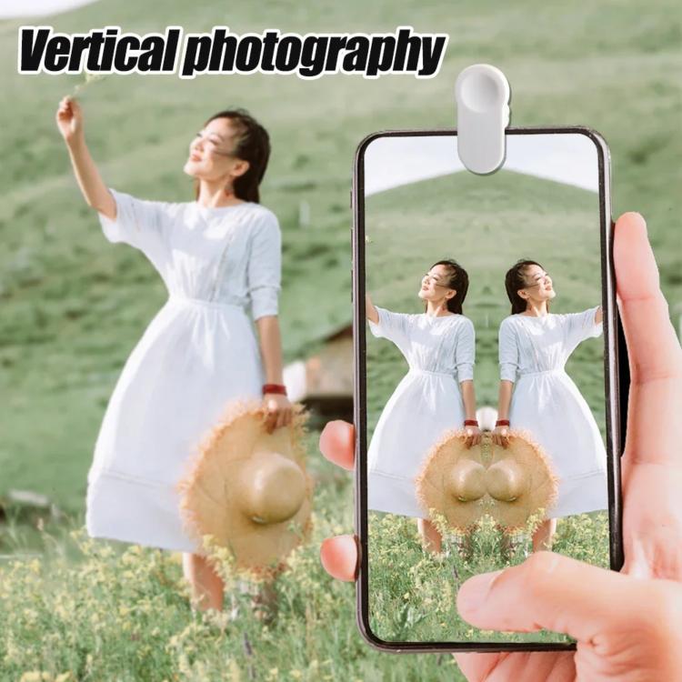 Adjustable Angle Reflection Phone Clip Outdoor Travel Mirror Selfie Tool