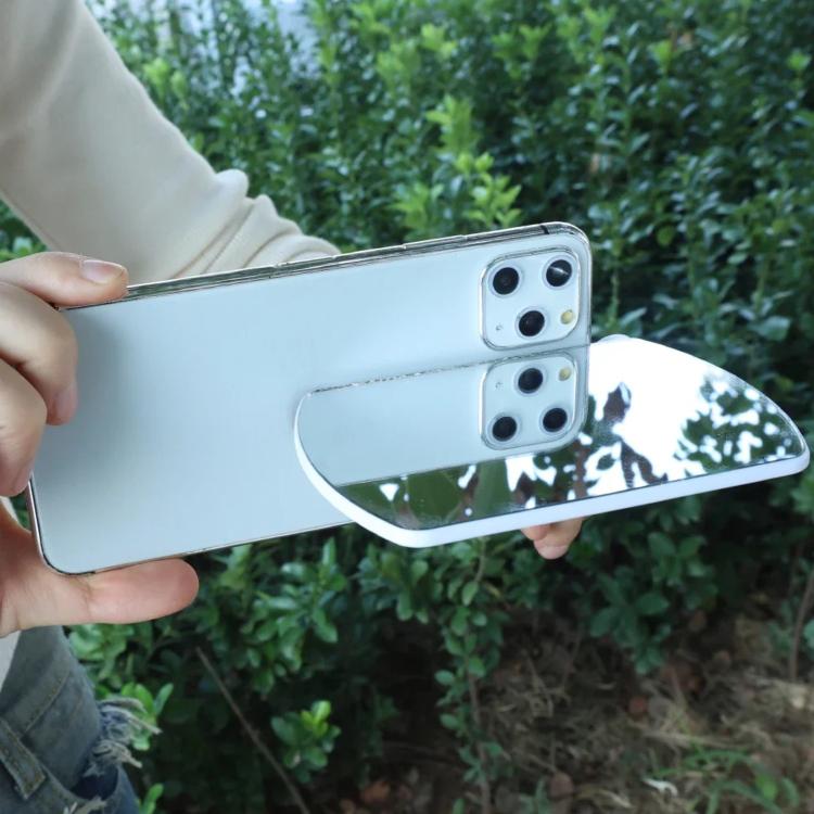 Adjustable Angle Reflection Phone Clip Outdoor Travel Mirror Selfie Tool