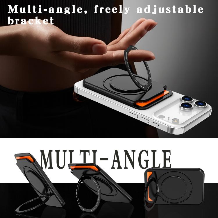 Colourful Ring MagSafe Magnetic 360-Degree Rotating Stand Card Holder