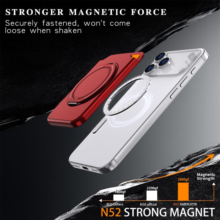 Colourful Ring MagSafe Magnetic 360-Degree Rotating Stand Card Holder