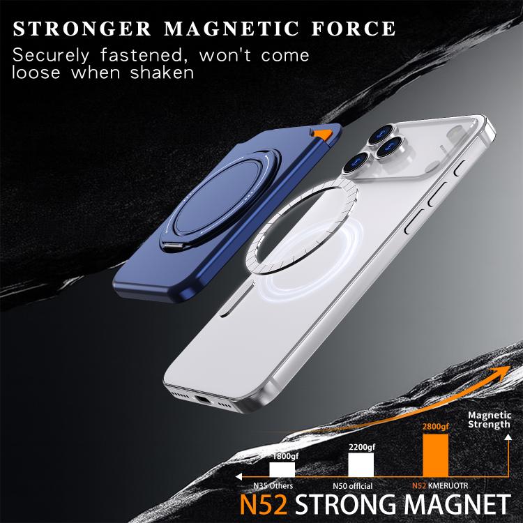Colourful Ring MagSafe Magnetic 360-Degree Rotating Stand Card Holder