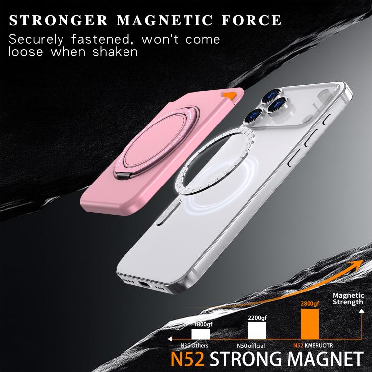 Colourful Ring MagSafe Magnetic 360-Degree Rotating Stand Card Holder