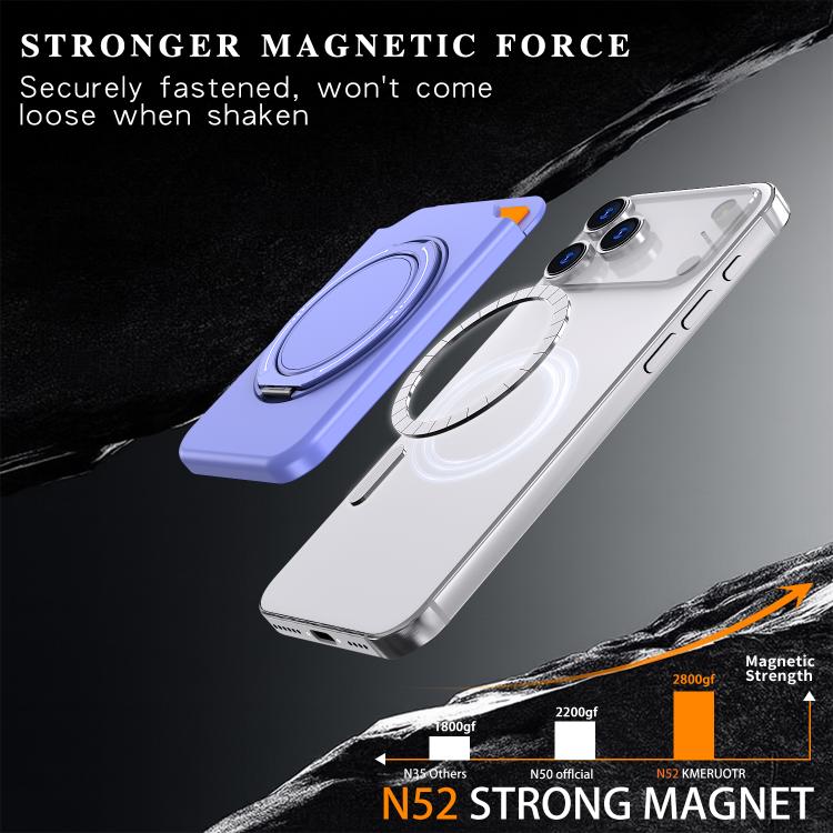 Colourful Ring MagSafe Magnetic 360-Degree Rotating Stand Card Holder