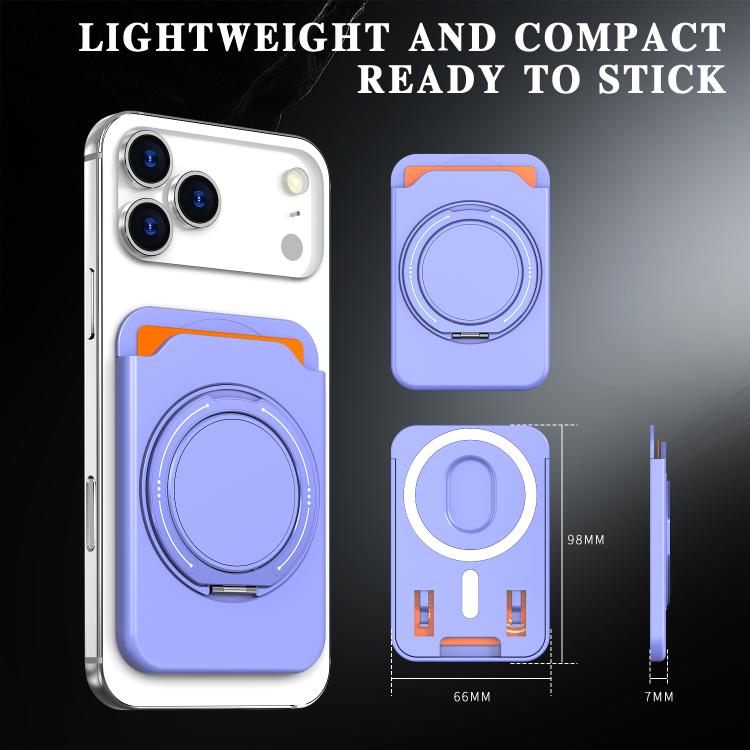 Colourful Ring MagSafe Magnetic 360-Degree Rotating Stand Card Holder