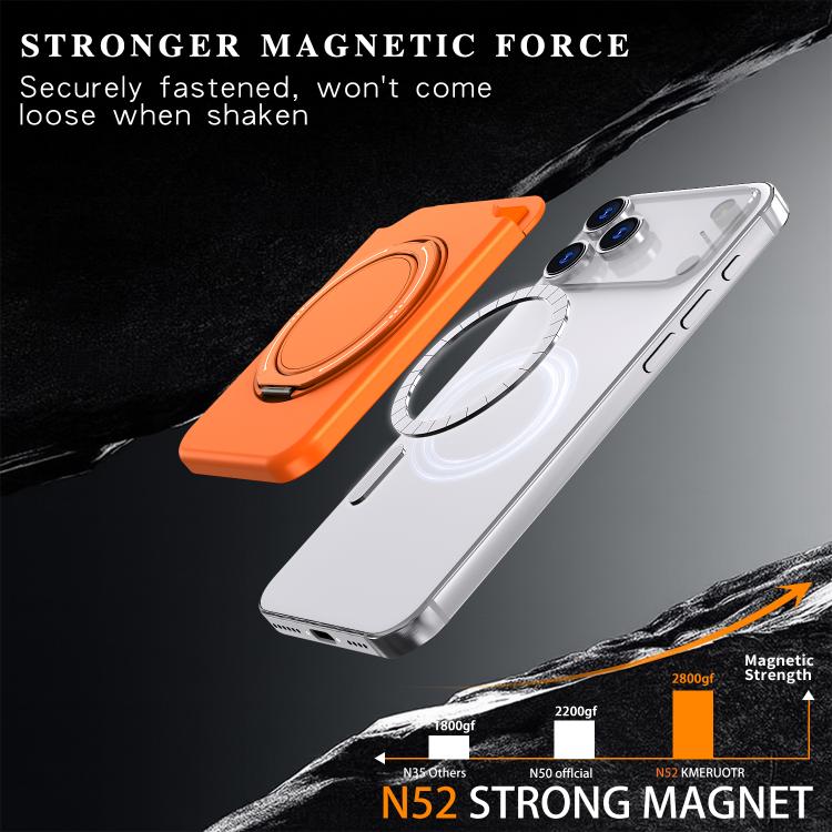 Colourful Ring MagSafe Magnetic 360-Degree Rotating Stand Card Holder
