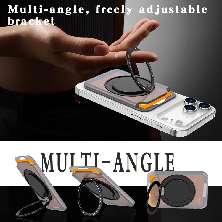 Colourful Ring MagSafe Magnetic 360-Degree Rotating Stand Card Holder