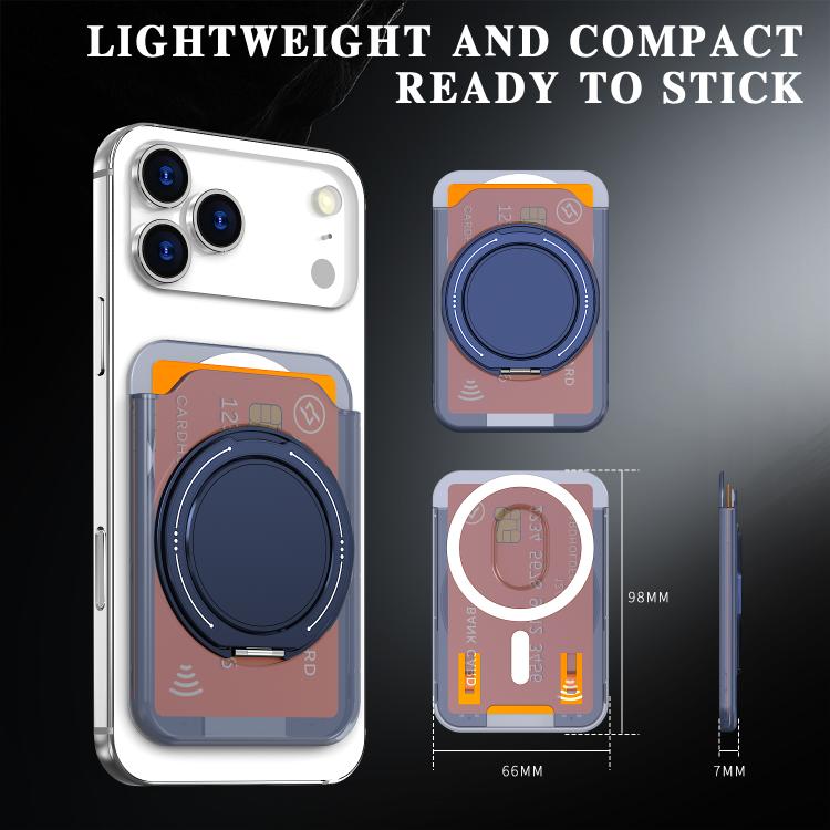 Colourful Ring MagSafe Magnetic 360-Degree Rotating Stand Card Holder