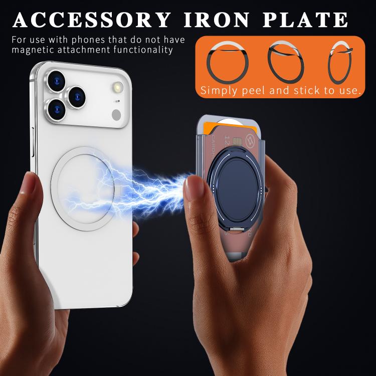 Colourful Ring MagSafe Magnetic 360-Degree Rotating Stand Card Holder