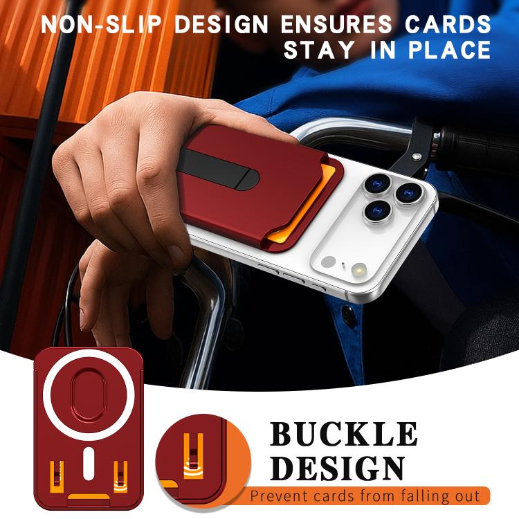 Vertical Color MagSafe Magnetic Vertical Stand Card Holder