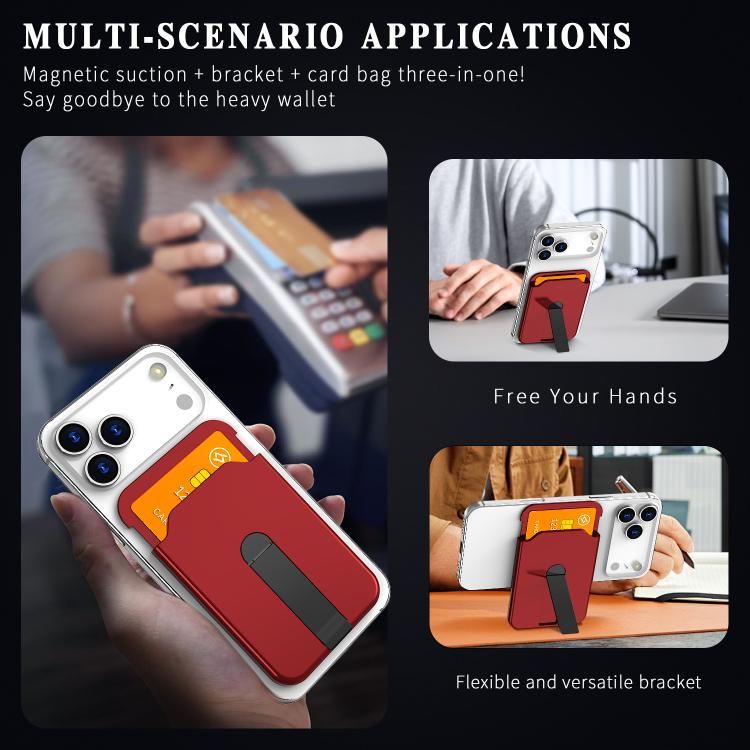 Vertical Color MagSafe Magnetic Vertical Stand Card Holder
