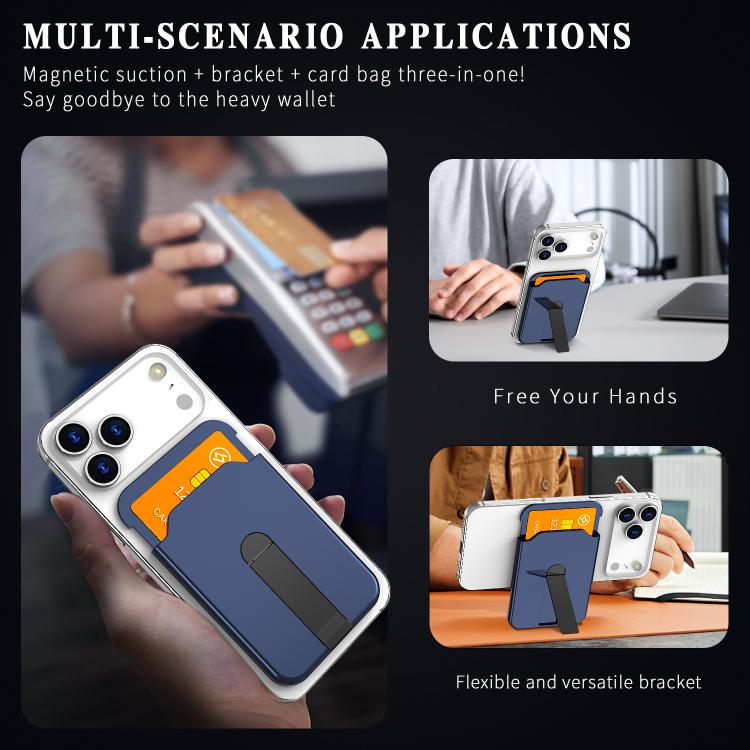 Vertical Color MagSafe Magnetic Vertical Stand Card Holder
