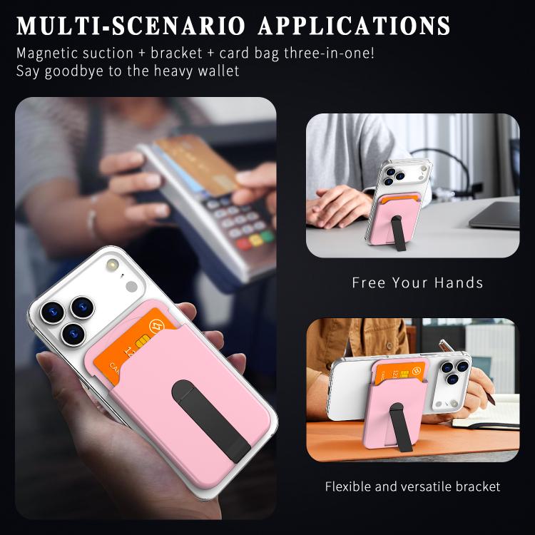 Vertical Color MagSafe Magnetic Vertical Stand Card Holder