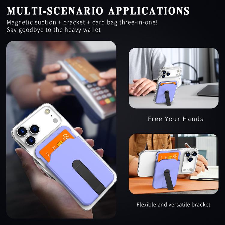 Vertical Color MagSafe Magnetic Vertical Stand Card Holder