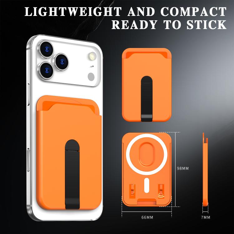 Vertical Color MagSafe Magnetic Vertical Stand Card Holder
