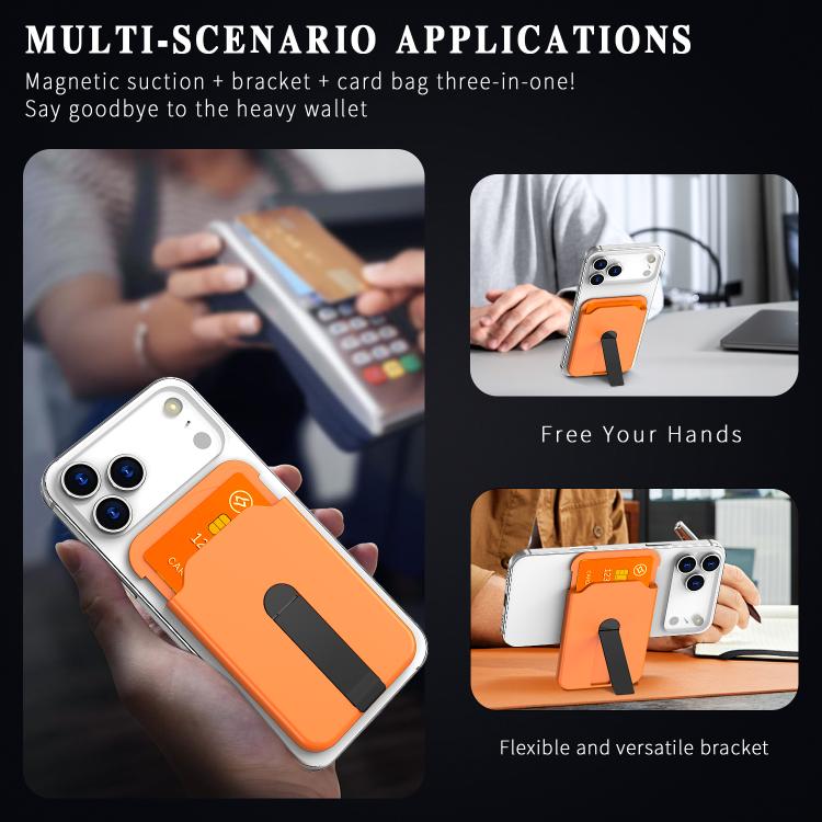 Vertical Color MagSafe Magnetic Vertical Stand Card Holder