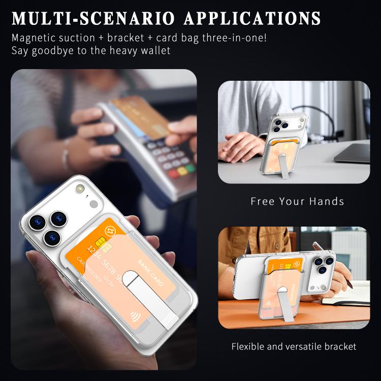 Vertical Color MagSafe Magnetic Vertical Stand Card Holder