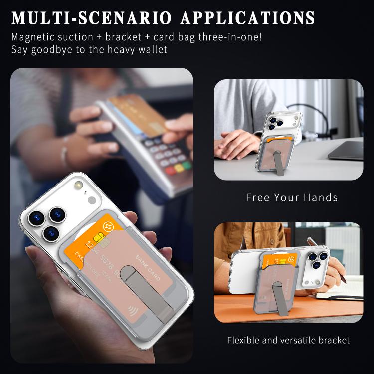 Vertical Color MagSafe Magnetic Vertical Stand Card Holder