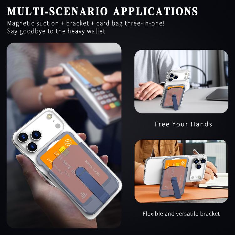 Vertical Color MagSafe Magnetic Vertical Stand Card Holder