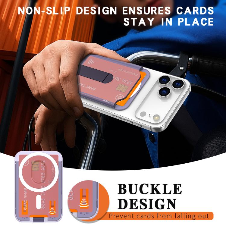 Vertical Color MagSafe Magnetic Vertical Stand Card Holder