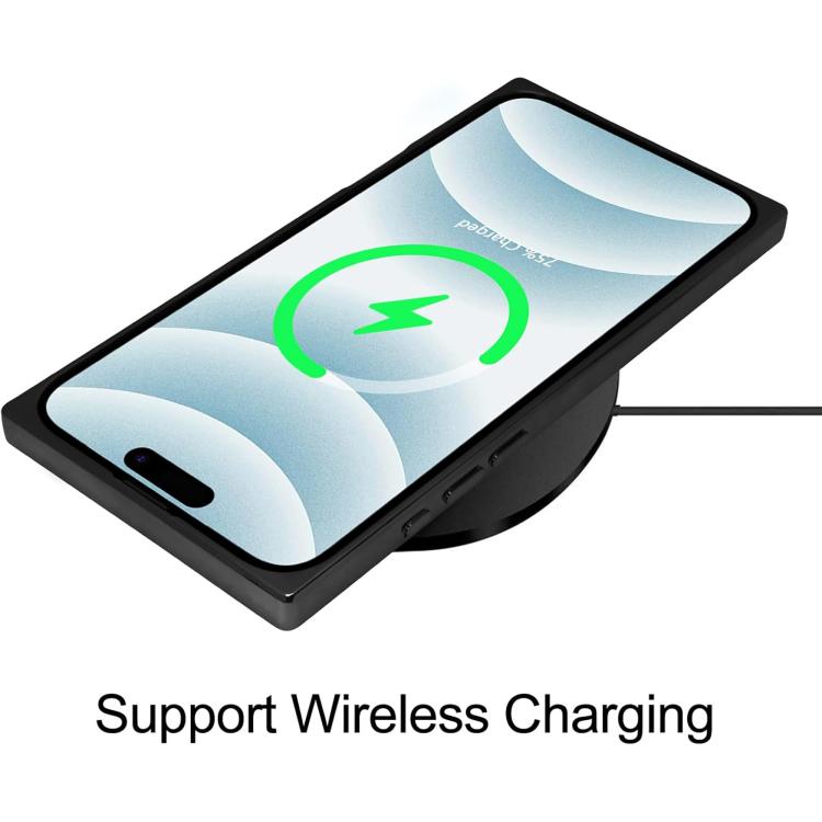 For iPhone 14 Pro Right Angle Square Electroplated CD Pattern TPU MagSafe Phone Case