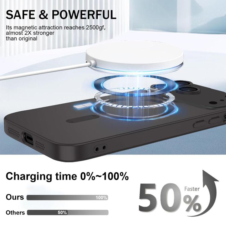 For iPhone 17 Pro Ultra thin Metallic TPU MagSafe Phone Case with Lens Film
