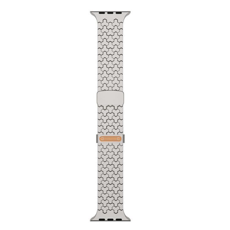 For Apple Watch 38 / 40 / 41 / S11 42mm Y-shaped Double Magnetic Stainless Steel Watch Band