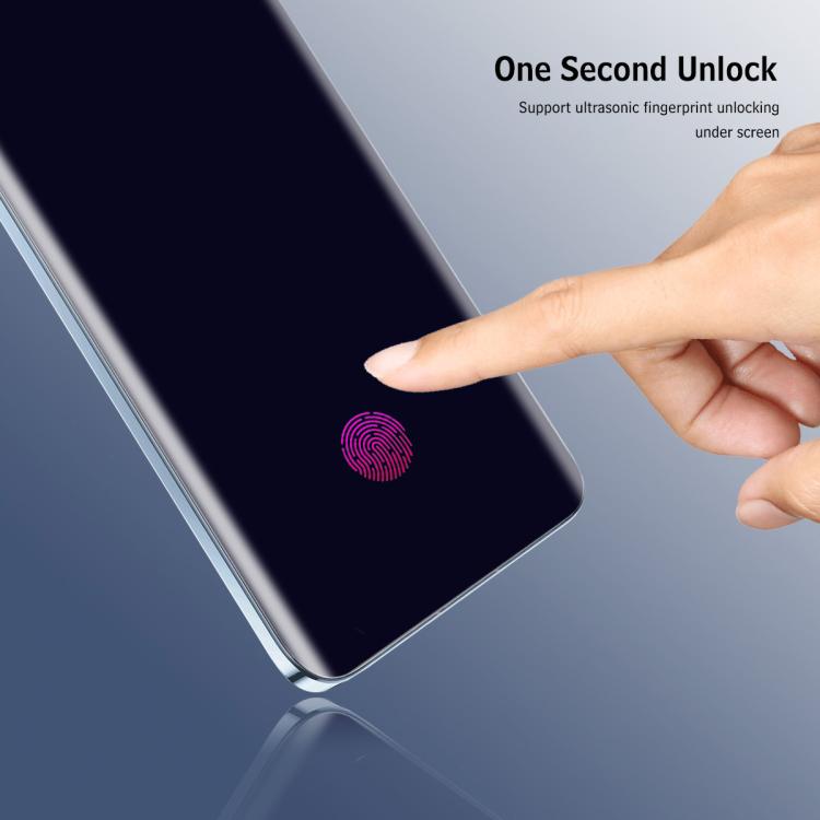 For Honor Magic8 Pro ENKAY Hat-Prince Heat Bending Full Coverage Tempered Glass Film, Support Ultrasonic Fingerprint Unlocking