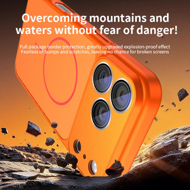 For iPhone 15 Dunjia Organic Silicone MagSafe Shockproof Phone Case